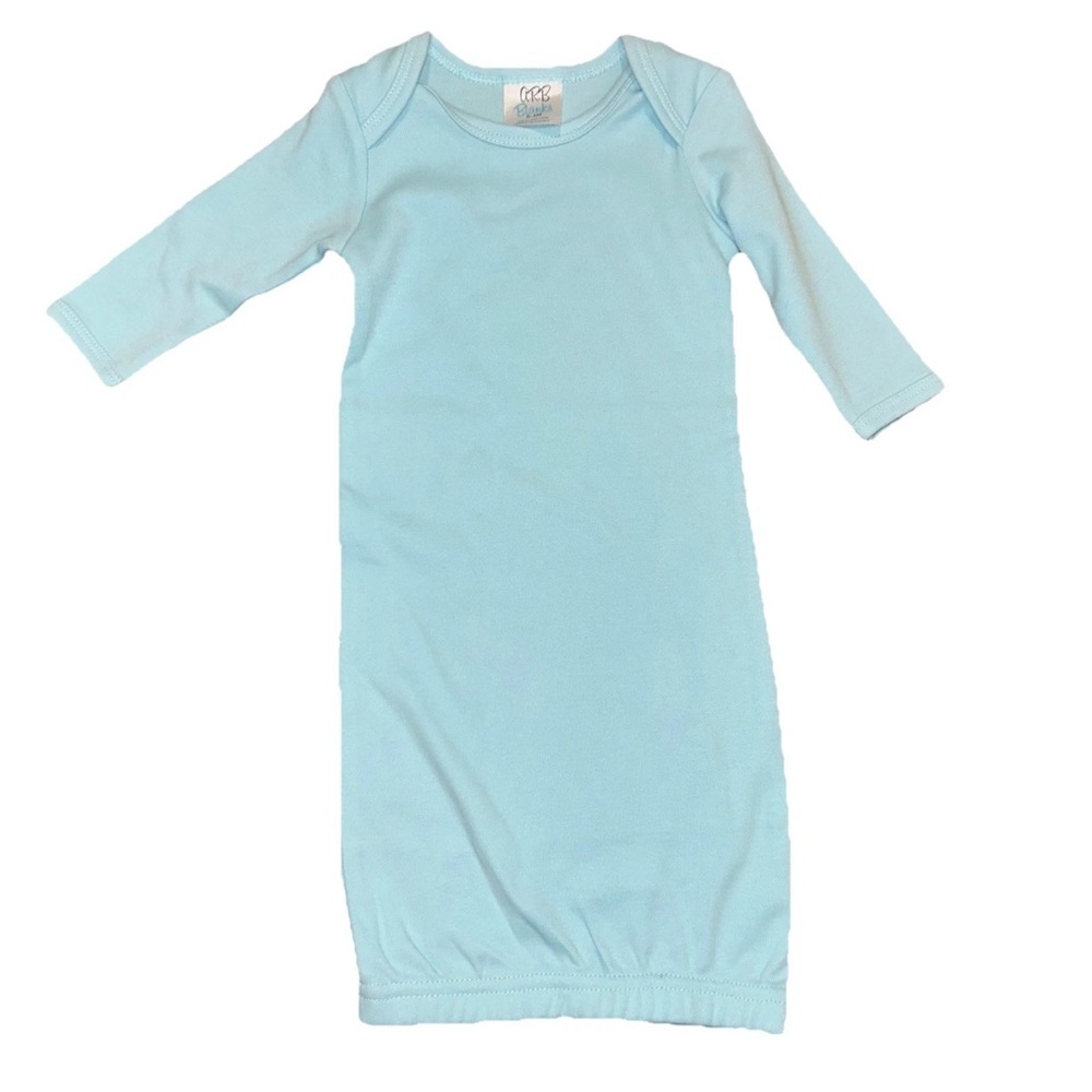 ARB Blanks Blue Long Sleeve Sleeper Size 0-3 Months